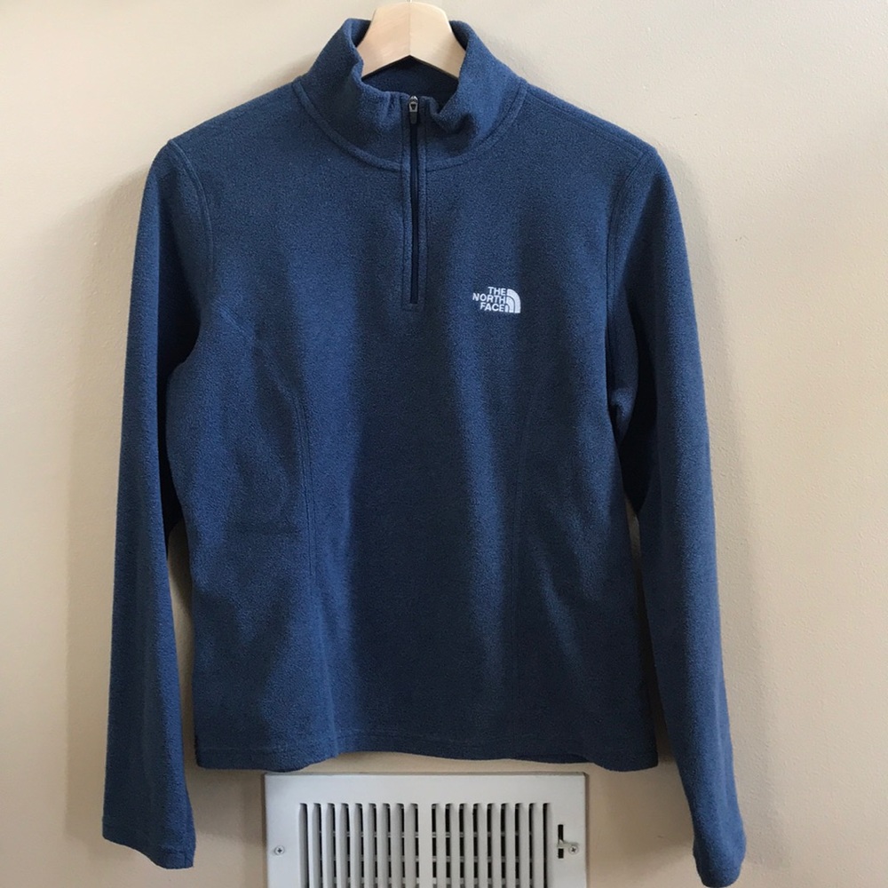 The North Face Blue Fleece Quarter Zip - S
